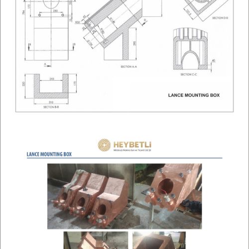 Copper Lance Mounting Box