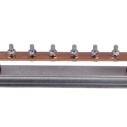 Earth Bars, Copper, TinPlated Copper Bars, Insulators