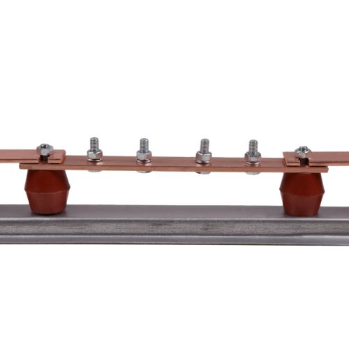 Earth Bars, Copper, TinPlated Copper Bars, Insulators