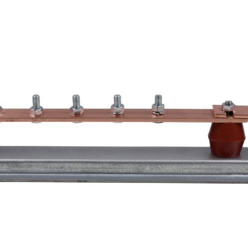Earth Bars, Copper, TinPlated Copper Bars, Insulators
