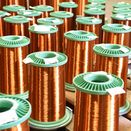 Enamelled Copper Round & Flat Wire 