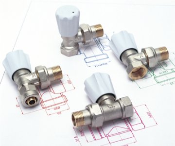 Corner and  Straight Radiator Valves