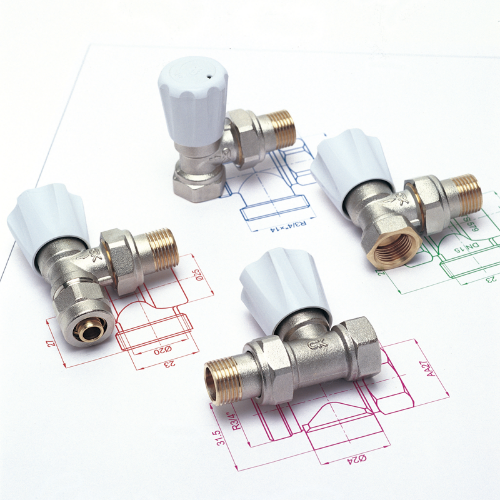 Corner and  Straight Radiator Valves
