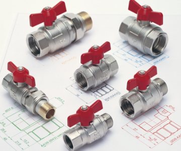 Ball Valve With Throttle Handle Thread 